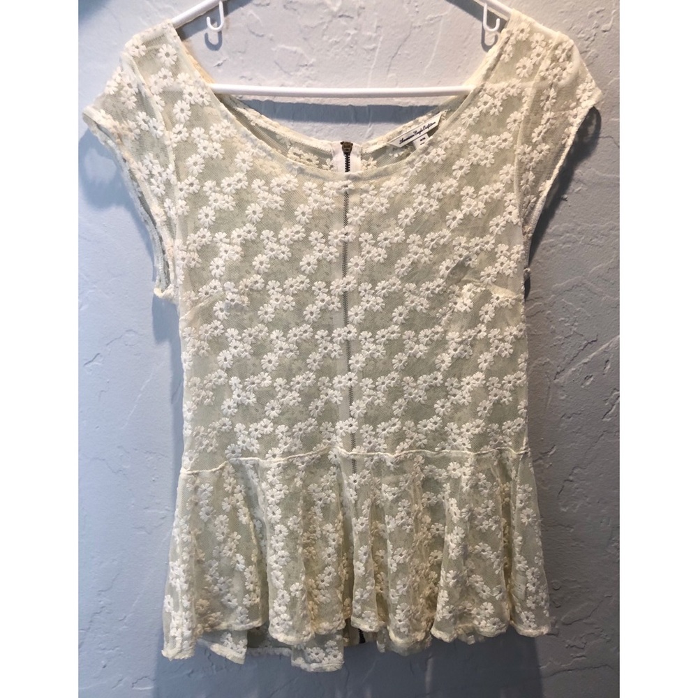 A flower blouse.